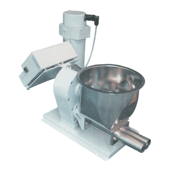 Orbetron AT35 twin screw gravimetric feeder with agitator