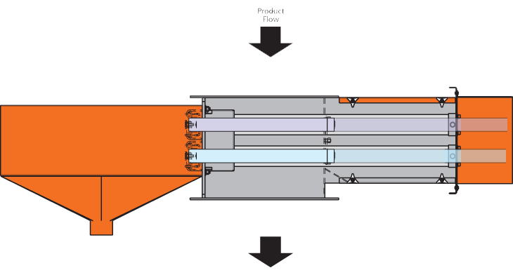 Animation showing Bunting self-cleaning HF Drawer Magnet operation
