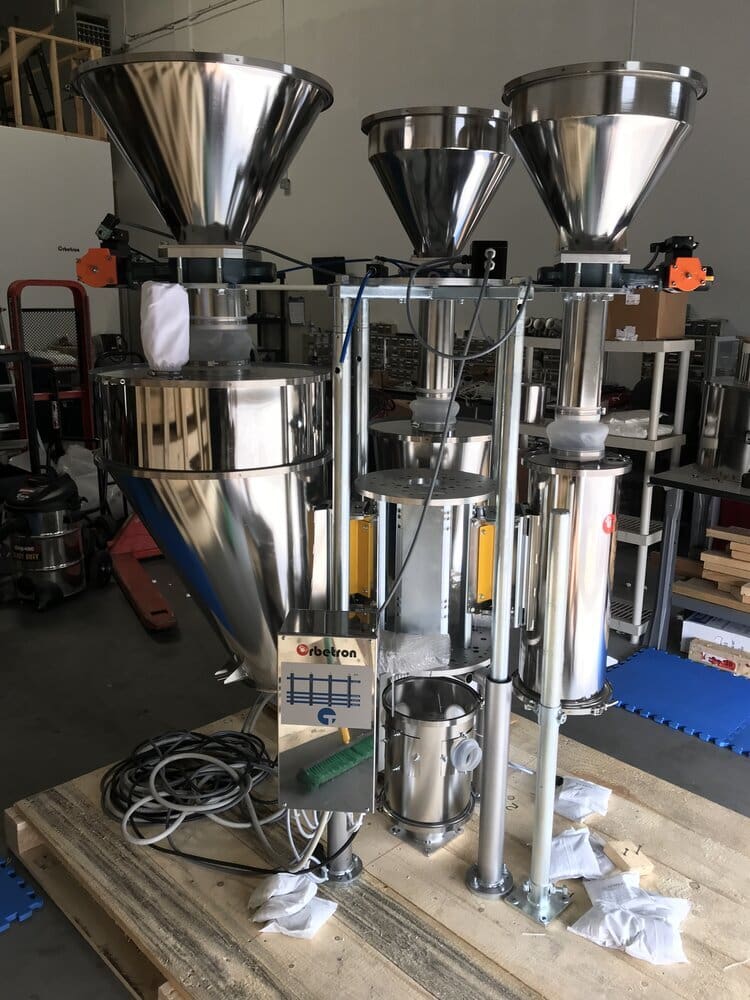 Orbetron OSB gravimetric dosing and blending system
