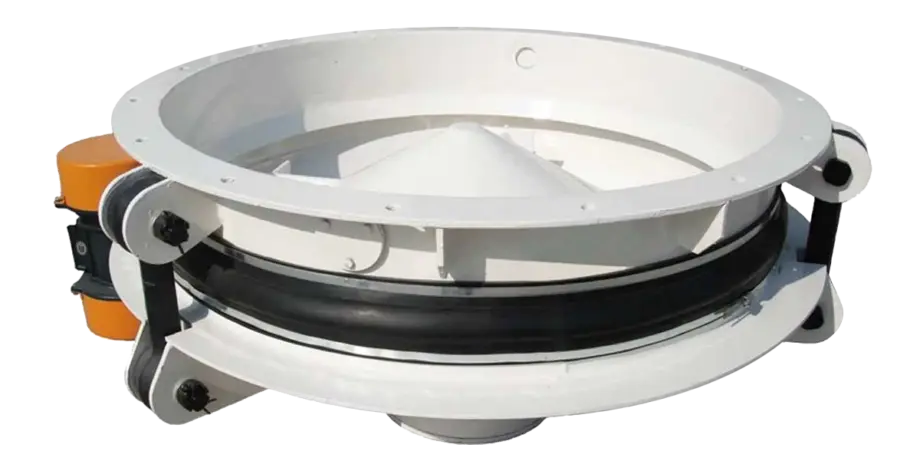 Bin activator with flex sleeve and silo support band