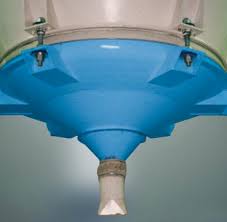 Bin activator installed below hopper