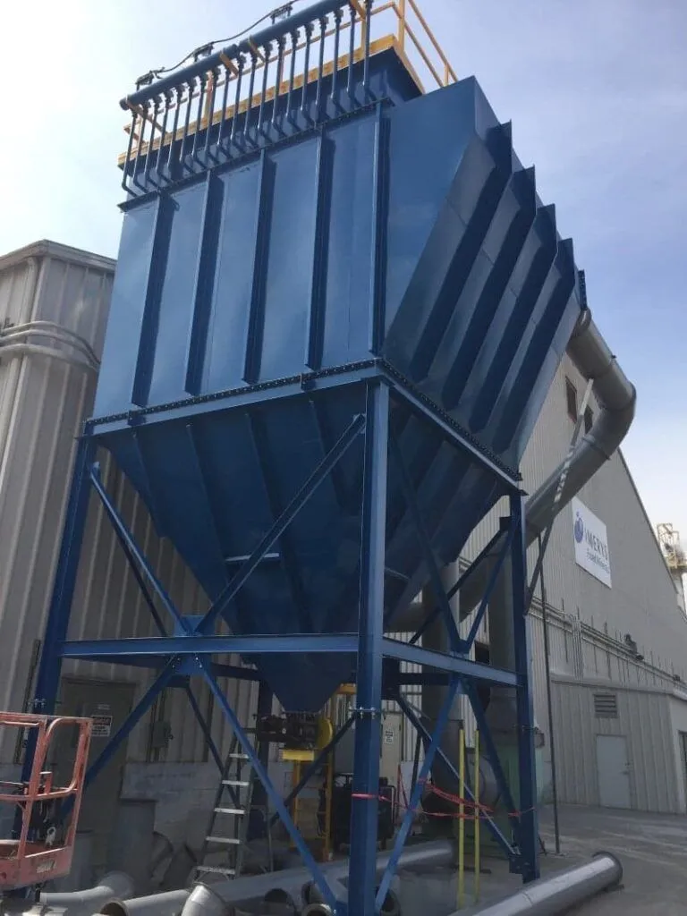 Industrial dust collector field service and system installation
