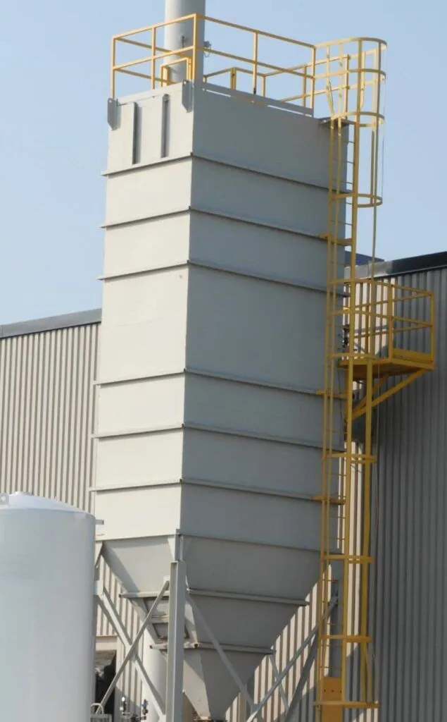 Industrial processing facility requiring dust control