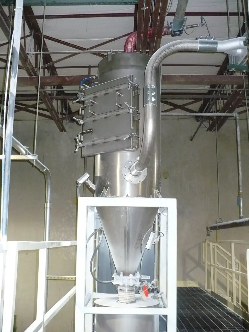 PVC process filter receiver