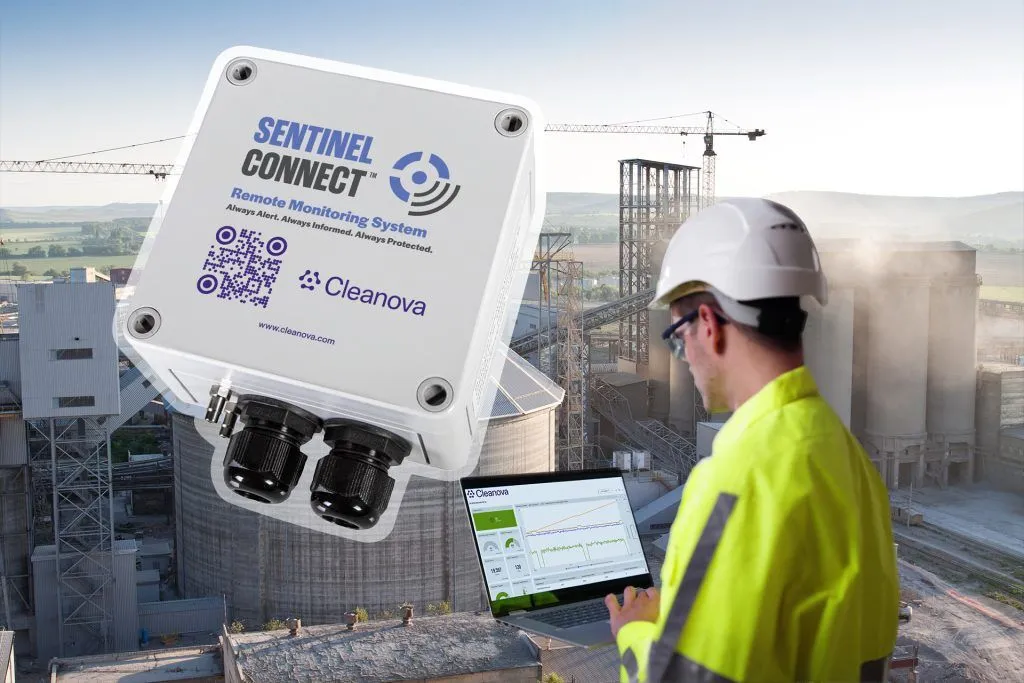 Sentinel Connect remote dust collector monitoring dashboard and industrial gateway