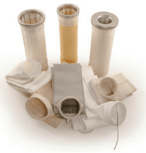 Industrial dust collector filter bags in multiple styles