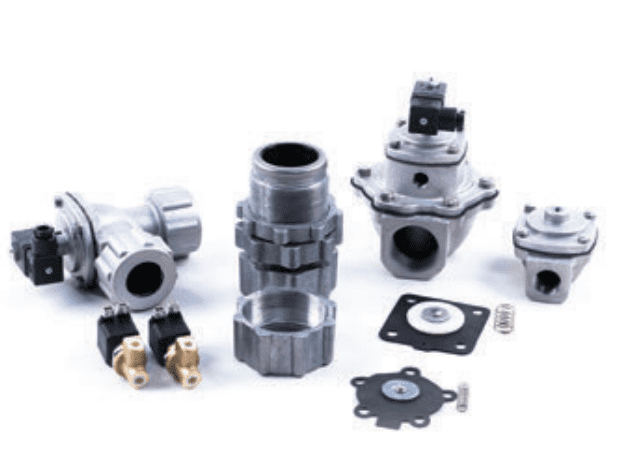 Diaphragm valve repair kits and replacement pulse valve parts
